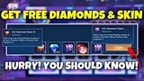 NEW! FREE DIAMONDS & SKIN EVENT ML | NEW EVENT MOBILE LEGENDS