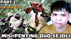 Gila Jazz dan Cliffjumper Menyusup Markas Musuh !! Transformers Fall Of Cybertro