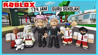 24 Jam Menjadi Guru SD Server Publik Di Roblox Brookhaven ft @Shasyaalala