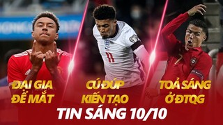 TIN BÓNG ĐÁ MỚI NHẤT 10/10: RONALDO, SANCHO TOẢ SÁNG | NEWCASTLE MUA 4 NGÔI SAO MU