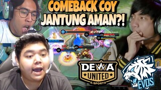 MATCH PENENTUAN EVOS !! GIMANA JANTUNG AMAN ?! ANAVEL SIH ... EVOS VS DEWA MATCH 3 - MPL S13