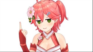 [MMD HOLOLIVE SHORT] This is how Sakura Miko さくらみこ flip a Bird