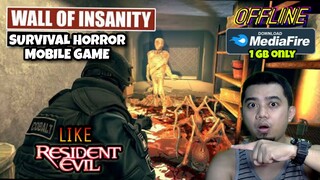 Like Resident Evil - Wall of Insanity FPS/TPS Offline Survival Horror Mobile Game Review for Android