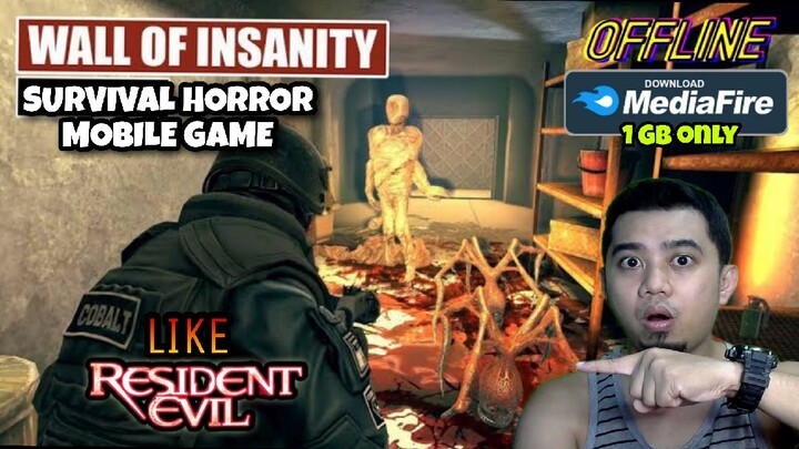 Like Resident Evil - Wall of Insanity FPS/TPS Offline Survival Horror Mobile Game Review for Android