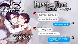 levi being soft, clingy & needy for eren ft. bloody levi at the end | ERERI for 9k subs [aot]