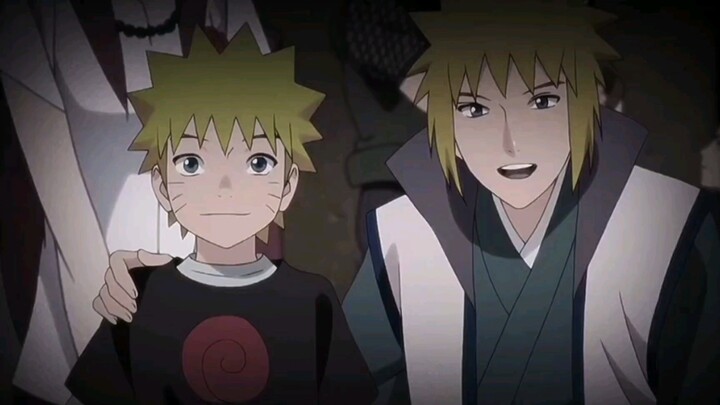 Minato: Jika kamu mau, bisakah kamu berteman dengan Naruto-ku?
