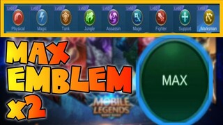 how to Max Emblem faster Lvl 60 All - MLBB