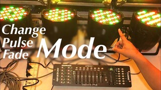 DMX512 and Parled Modes Scene Program by SDSS pinoy vlog