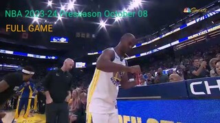 NBA 2023-24 PRESEASON | October 08 | LAKERS vs WARRIORS | Full Game