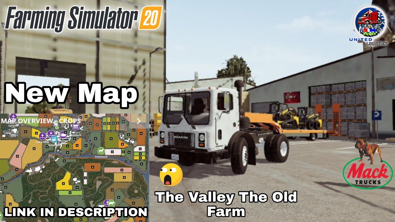 Farming Simulator 20 : New Map Mod✓ The Valley The Old Farm - Bilibili