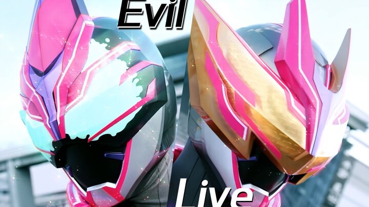 「𝟰𝗞」Kamen Rider 𝙀𝙫𝙞𝙡-𝙇𝙞𝙫𝙚 · Mirage & Dajiu full form transformation collection