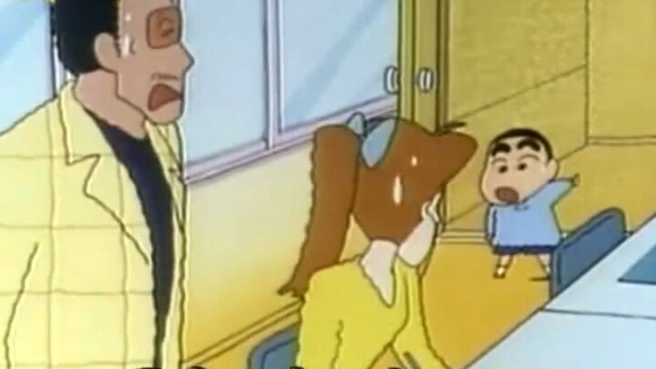 Shin-chan: It’s terrible! The police are coming to arrest the boss!