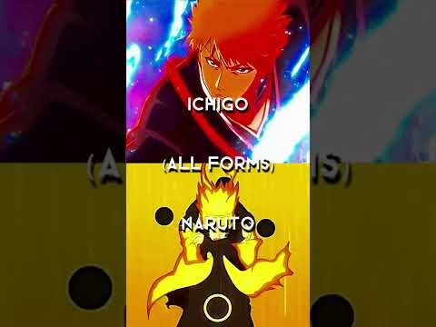 Naruto Vs Ichigo (All Forms) #anime #shorts #bleach #naruto
