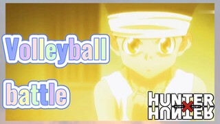 Volleyball battle