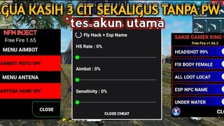 Work all device😱 CHEAT FF TERBARU 2021 MOD MENU AUTO HEADSHOT AMAN SUSPEND 100%