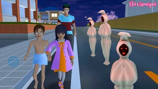 Yuta Ke Villa Angker Di Kejar Pocong Mio Kaget Mampus | Sakura School Simulator @Ebi Gamespot