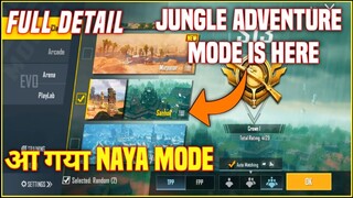 Jungle Adventure mode Is Here | Jungle Adventure mode Pubg Mobile