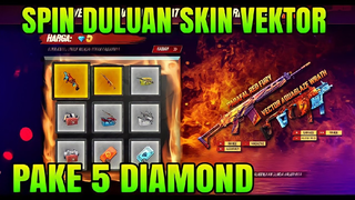 trik spin skin senjata vektor aquablaze free fire, event billseye ff