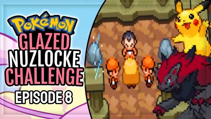 THE *RETURN* OF SCARFED PIKACHU! | Let's Play Pokemon Glazed 3rd Life Nuzlocke #8