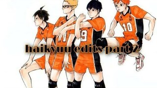 (Haikyuu edits part 2)