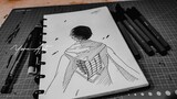 Shinzo wo Sasageyo! ( Dedicate your Hearts! ) - Levi Speed Drawing | YoruArt