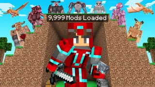 We Downloaded 9,999 MODS In Minecraft!