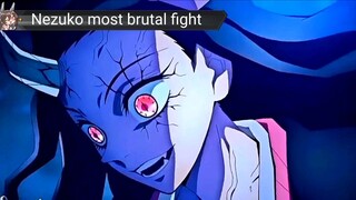 Nezuko most brutal fight