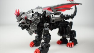 Perombakannya cukup keren, Transformers Iron Factory KO versi Black Lion yang diperbesar