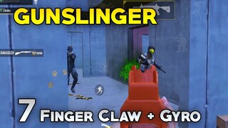 GUNSLINGER MONTAGE | PUBG MOBILE 7 Finger Claw + Gyro Montage #10