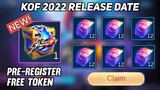 KOF EVENT RELEASE DATE AND FREE TOKEN PRE-ORDER | MOBILE LEGENDS BANG BANG