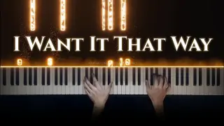Backstreet Boys - I Want It That Way | Piano Cover with Violins (with Lyrics & PIANO SHEET)