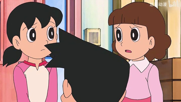 Doraemon: Suneo used the escape pill to turn himself into a skunk and almost smoked himself to death