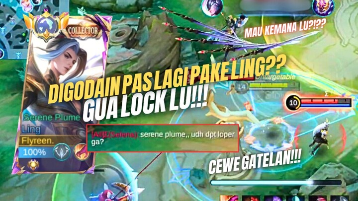 DIGODAIN CEWE PAS LAGI PAKE LING COLLECTOR⁉️WADUH LU SALAH TARGET KALO GODAIN GW😮‍💨😮‍💨