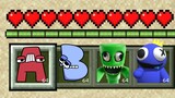 Minecraft PE : FORBIDDEN ALPHABET LORE & RAINBOW FRIENDS MOD in Minecraft Pocket Edition