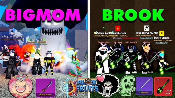 Mini Game - Cuộc Chiến Của BIGMOM VS BROOK ( Spirit vs Soul Guitar ) Trong Blox Fruits Ai Sẽ Thắng ?