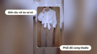 Biến tấu với áo sơ mi