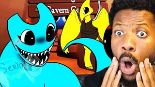 BigB Reacts to Rainbow Friends Chapter 2 CYAN Animations!