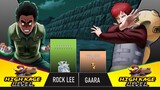 ROCK LEE VS GAARA POWER LEVELS 🔥| All Power Levels