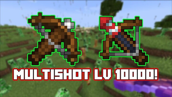 【จะเป็นไง?】ถ้าใช้ Crossbow Multishot LV 10,000!! | WzMinecraft