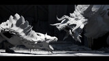 Animasi pertempuran naga terbang yang mengagumkan
