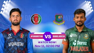 Afghanistan vs Bangladesh 3rd ODI - Nov 11, 2024 🏏L_i_v_e Match