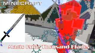 Mimicking Magic Blade from Scissor Seven in Minecraft