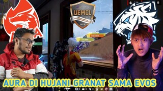 AURA DI HUJANI GRANAT SAMA PARA BOCIL EVOS |Grand Final Turnamen Free Fire Indonesia UEMCL