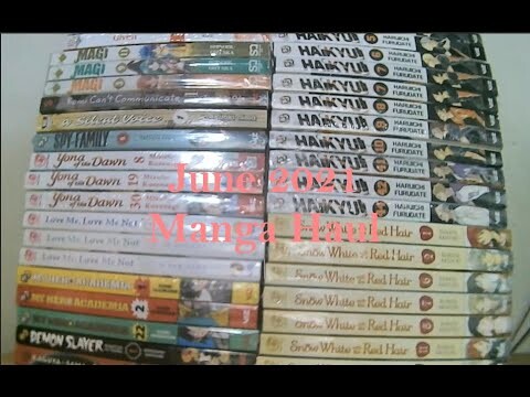 Vlog ep2: June 2021 Manga Haul - [35+ Volumes] Philippines