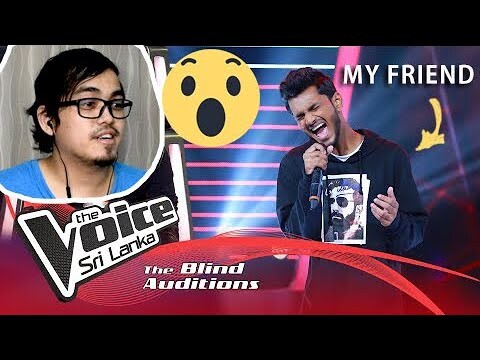 Watching my friend's blind audition to The Voice Sri Lanka | Isaac Timothy