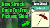 Roblox Strucid Codes | How to Get Free Pickaxe Skin!