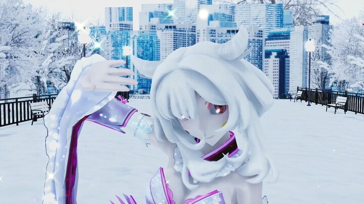 MMD COUNTRYHUMANS JAPAN_THE SNOW WHITE PRINCESS IS