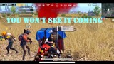 how can she do this to get chicken dinner? must watch till the end! | PUBG Mobile