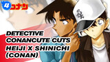 Hattori Heiji x Kudo Shinichi (Edogawa Conan) TV Ver. Cute Interactions Detective Conan_4