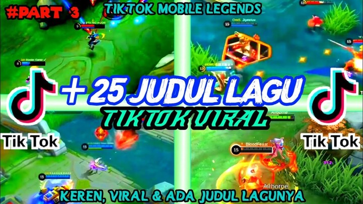 TIK TOK MOBILE LEGENDS | TIKTOK ML ADA JUDUL LAGUNYA | TIKTOK ML VIRAL TERBARU 2021